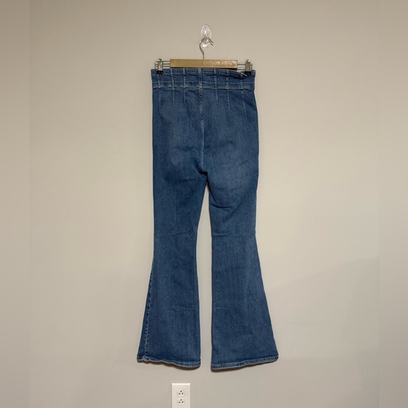 We the Free Jayde Flare Jeans Size 30 70s Boho Hippie Festival High Waist Bell - Picture 3 of 8